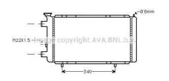 Теплообменник (AVA QUALITY COOLING: RT2022)