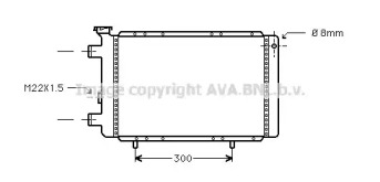 Теплообменник (AVA QUALITY COOLING: RT2026)