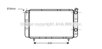 Теплообменник (AVA QUALITY COOLING: RT2058)