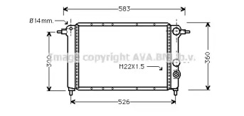 Теплообменник (AVA QUALITY COOLING: RT2065)