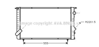 Теплообменник (AVA QUALITY COOLING: RT2134)