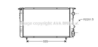 Теплообменник (AVA QUALITY COOLING: RT2150)