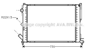 Теплообменник (AVA QUALITY COOLING: RT2165)