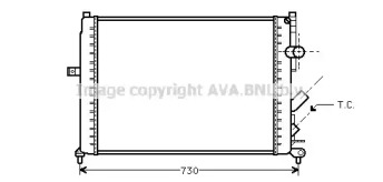 Теплообменник (AVA QUALITY COOLING: RT2166)