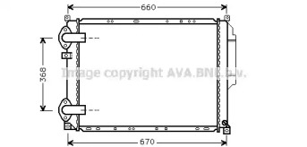 Теплообменник (AVA QUALITY COOLING: RT2216)