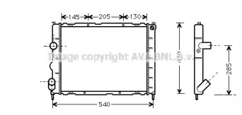 Теплообменник (AVA QUALITY COOLING: RT2267)