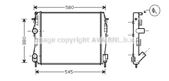 Теплообменник (AVA QUALITY COOLING: RT2309)