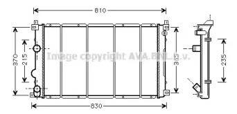 Теплообменник (AVA QUALITY COOLING: RT2361)