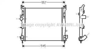 Теплообменник (AVA QUALITY COOLING: RT2362)