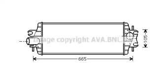 Теплообменник (AVA QUALITY COOLING: RT4358)