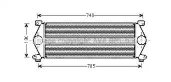 Теплообменник (AVA QUALITY COOLING: RT4448)