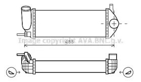 Теплообменник (AVA QUALITY COOLING: RT4484)