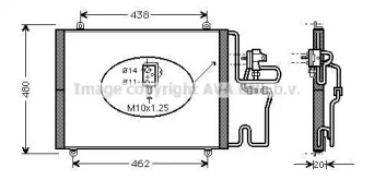 Конденсатор (AVA QUALITY COOLING: RT5248D)