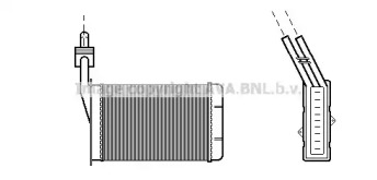 Теплообменник (AVA QUALITY COOLING: RT6034)