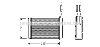 Теплообменник (AVA QUALITY COOLING: RT6090)