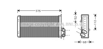 Теплообменник (AVA QUALITY COOLING: RT6226)