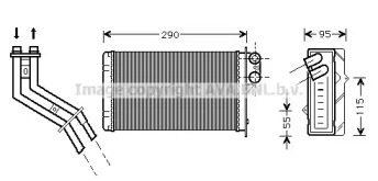 Теплообменник (AVA QUALITY COOLING: RT6227)