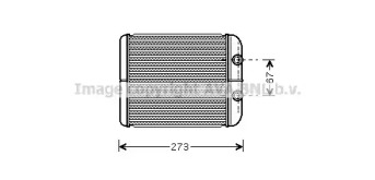 Теплообменник (AVA QUALITY COOLING: RT6343)