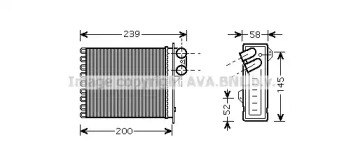 Теплообменник (AVA QUALITY COOLING: RT6398)