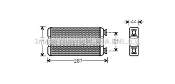 Теплообменник (AVA QUALITY COOLING: RT6457)