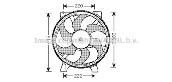 Вентилятор (AVA QUALITY COOLING: RT7523)