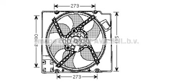 Вентилятор (AVA QUALITY COOLING: RT7525)