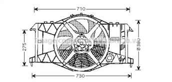 Вентилятор (AVA QUALITY COOLING: RT7533)