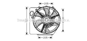 Вентилятор (AVA QUALITY COOLING: RT7536)