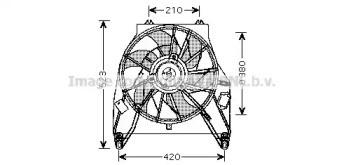 Вентилятор (AVA QUALITY COOLING: RT7538)