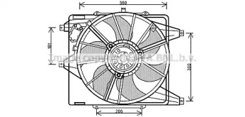 Вентилятор (AVA QUALITY COOLING: RT7541)