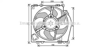 Вентилятор (AVA QUALITY COOLING: RT7542)