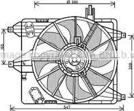 Вентилятор (AVA QUALITY COOLING: RT7544)