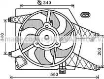 Вентилятор (AVA QUALITY COOLING: RT7548)