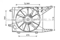 Вентилятор (AVA QUALITY COOLING: RT7549)