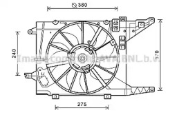 Вентилятор (AVA QUALITY COOLING: RT7550)