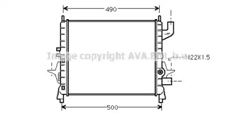 Теплообменник (AVA QUALITY COOLING: RTA2238)