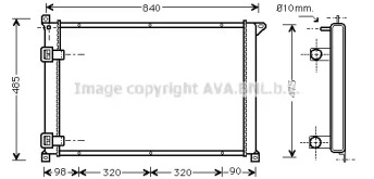 Теплообменник (AVA QUALITY COOLING: RTA2257)