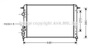 Теплообменник (AVA QUALITY COOLING: RTA2266)