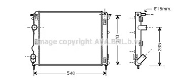 Теплообменник (AVA QUALITY COOLING: RTA2272)