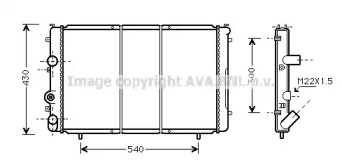 Теплообменник (AVA QUALITY COOLING: RTA2274)