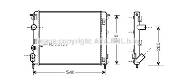 Теплообменник (AVA QUALITY COOLING: RTA2302)