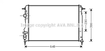 Теплообменник (AVA QUALITY COOLING: RTA2312)