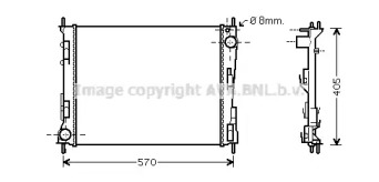 Теплообменник (AVA QUALITY COOLING: RTA2374)