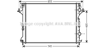 Теплообменник (AVA QUALITY COOLING: RTA2421)