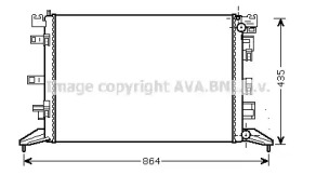 Теплообменник (AVA QUALITY COOLING: RTA2425)