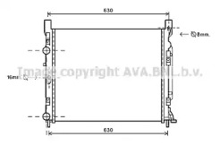 Теплообменник (AVA QUALITY COOLING: RTA2470)