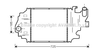 Теплообменник (AVA QUALITY COOLING: RTA4320)