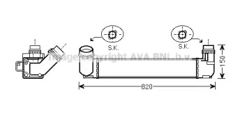 Теплообменник (AVA QUALITY COOLING: RTA4412)