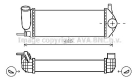 Теплообменник (AVA QUALITY COOLING: RTA4484)