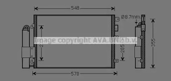 Конденсатор (AVA QUALITY COOLING: RTA5275D)